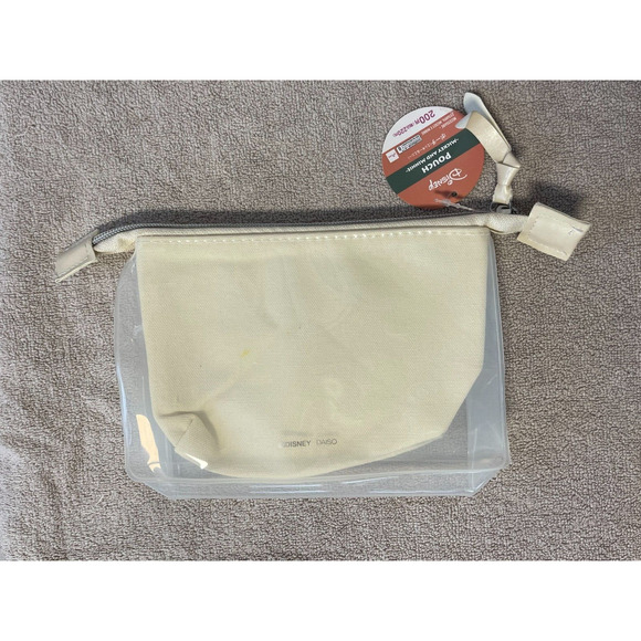 NWT Disney MINNIE MOUSE Zipper Nylon POUCH Kingdom Hearts Disneyland Disneyworld - Picture 2 of 5